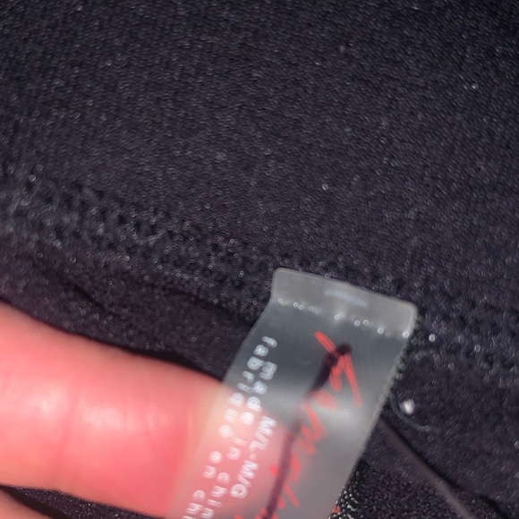 Free people movement black micro duet shorts activewear workout logo spring $68 - Picture 6 of 6